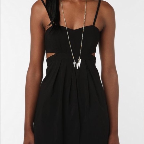 Sparkle & Fade Black Cut Out Dress Size Small - Picture 2 of 11